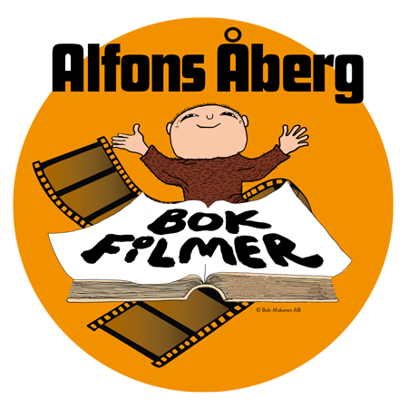 Alfons Åberg bok-filmer logga