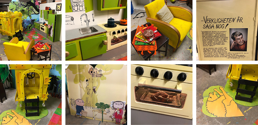 Barnutställningar.nu utställning med Alfons Åberg tema