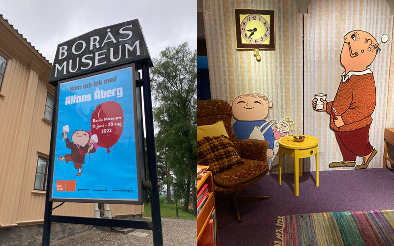 Alfons Åberg utställning på borås museum