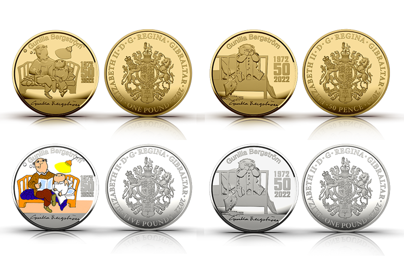 Alfons Åberg jubileumsmynt 2022