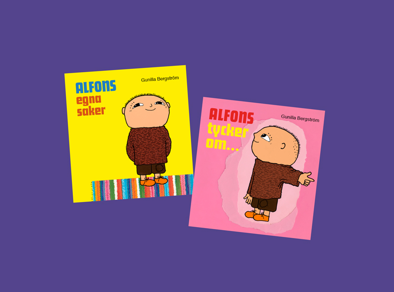 Alfons egna saker och Alfons tycker om som e-böcker