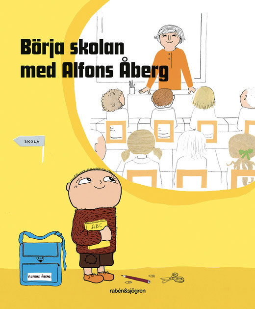 Bokomslag "Börja skolan med ALfons Åberg"