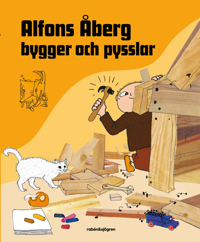 Alfons Åberg bygger och pysslar bokomslag