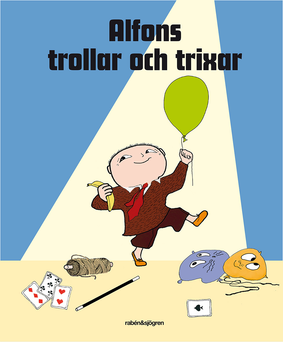 Alfons trollar och trixar bokomslag