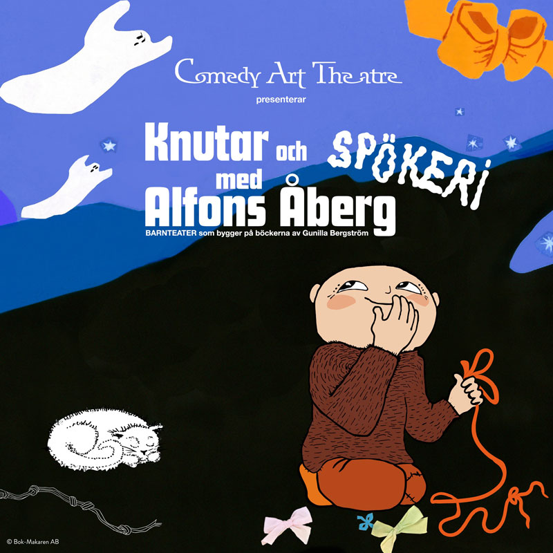 Poster för Knutar och spökeri med Alfons Åberg