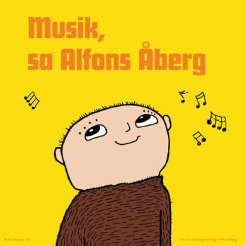 Musik, sa Alfons Åberg skivomslag