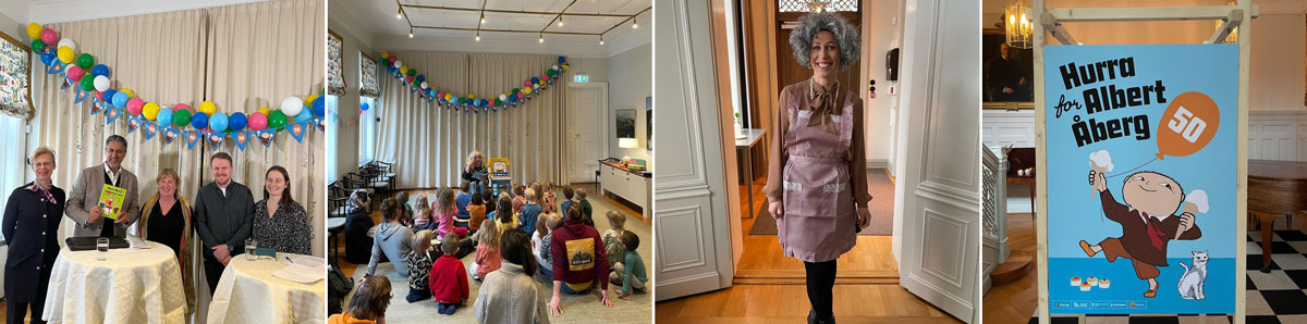 Sveriges ambassad i Oslo firar 50 år med Albert Åberg